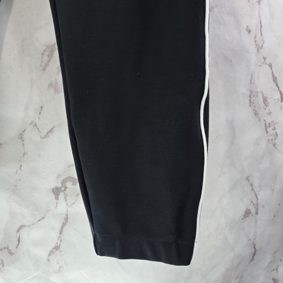 Spanx Pants Womens XL Black White Ankle Piped Skinny Ponte Crop High Rise Zip - Picture 5 of 12